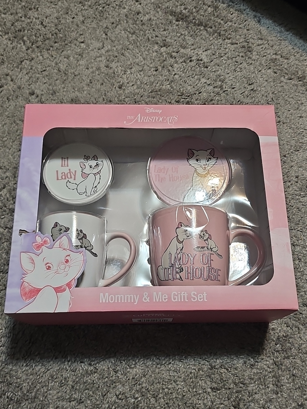 Culturefly Disney The Aristocats Mommy & Me Gift Set Mugs & Coasters